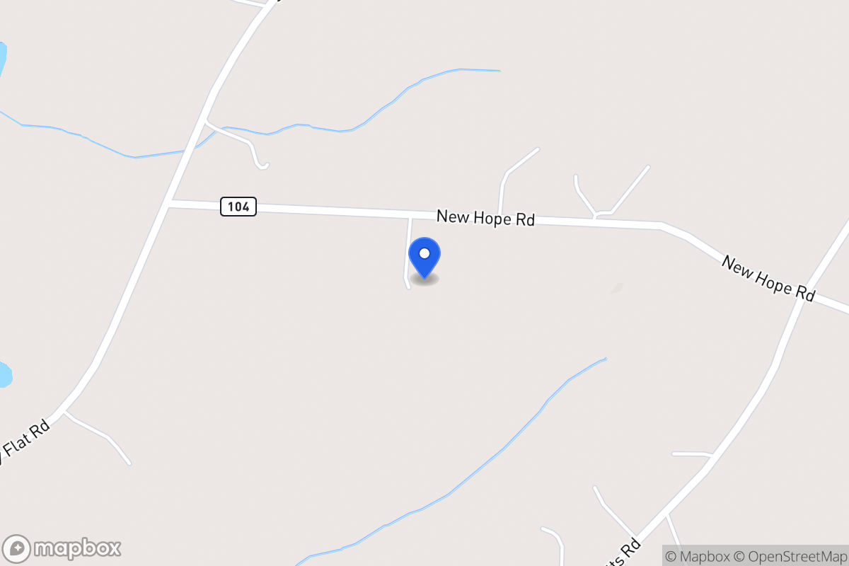 Map of 430 New Hope Rd