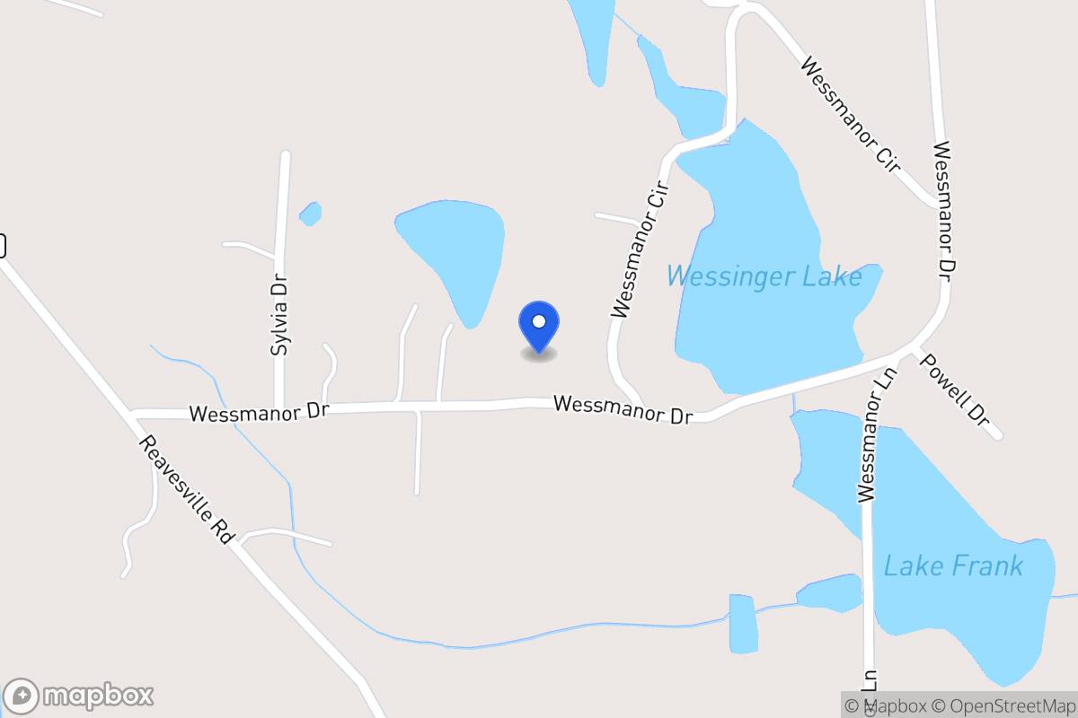 Map of 134 Wessmanor Dr