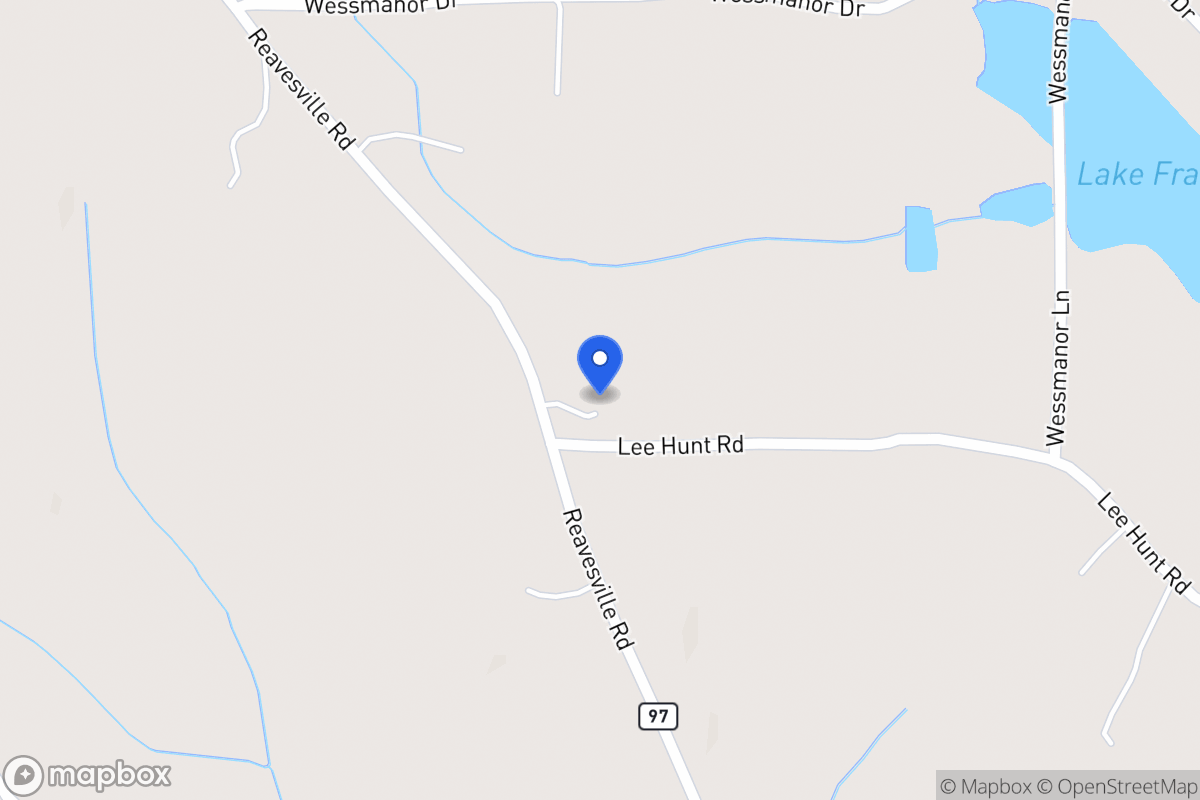 Map of 290 Reavesville Rd