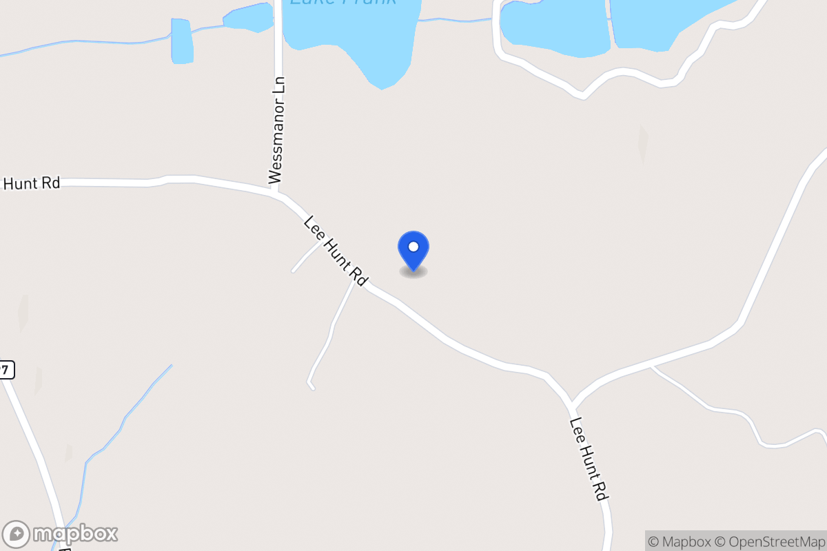 Map of Lee Hunt Rd