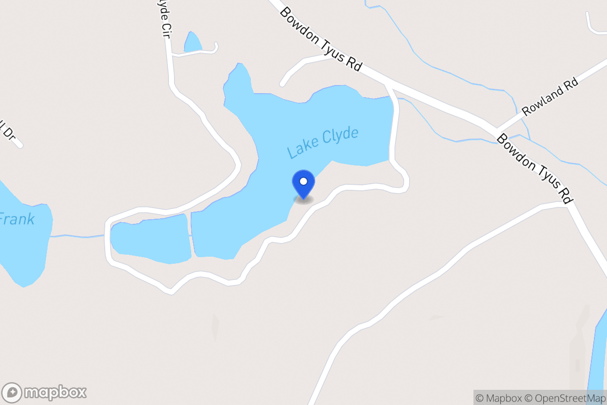 Map of Lake Clyde Cir