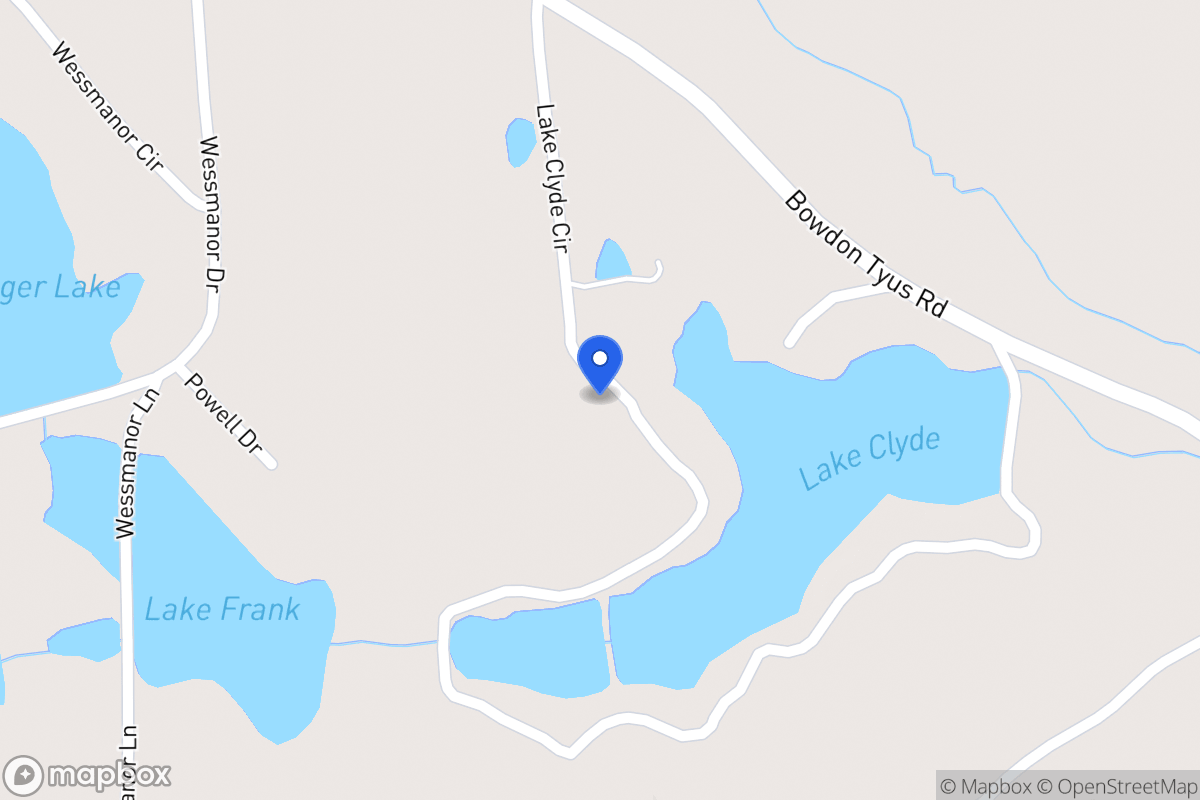 Map of 135 Lake Clyde Cir