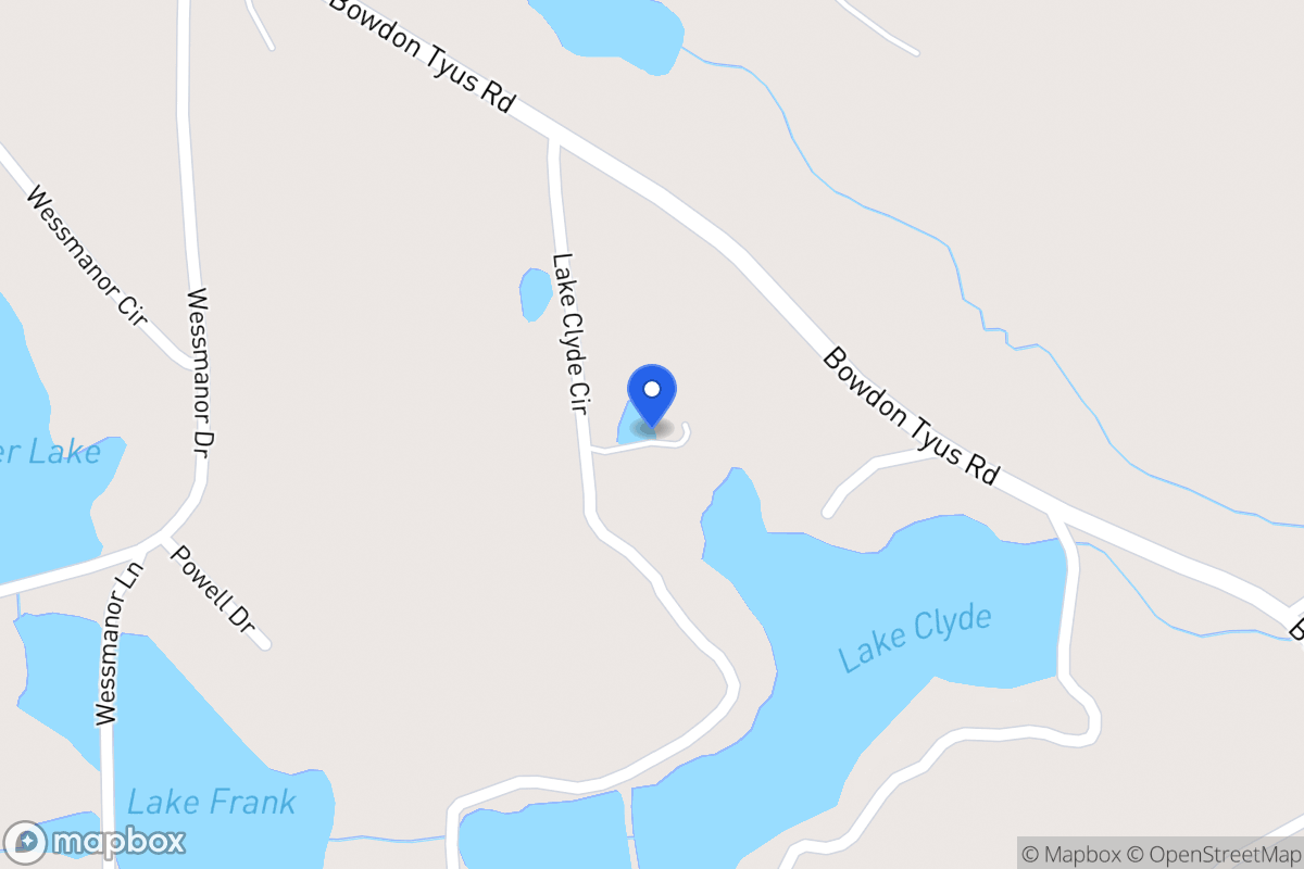 Map of 84 Lake Clyde Cir