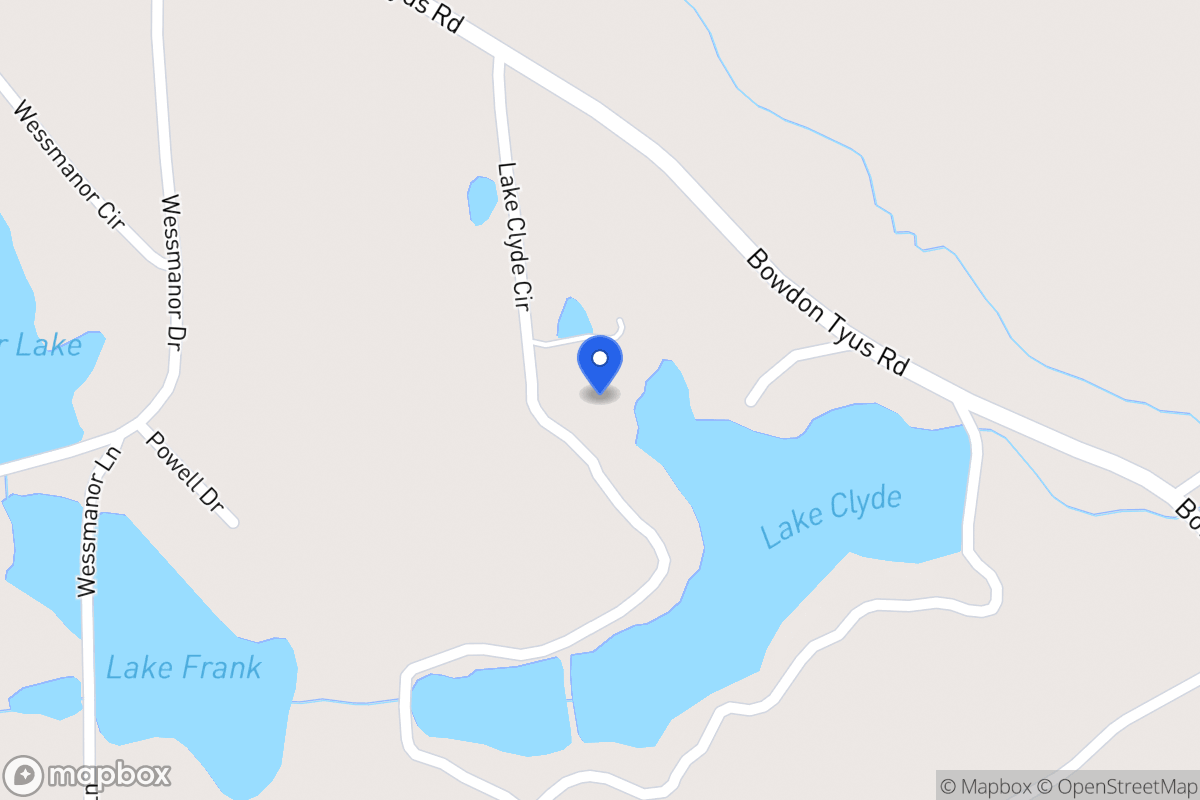 Map of 124 Lake Clyde Cir