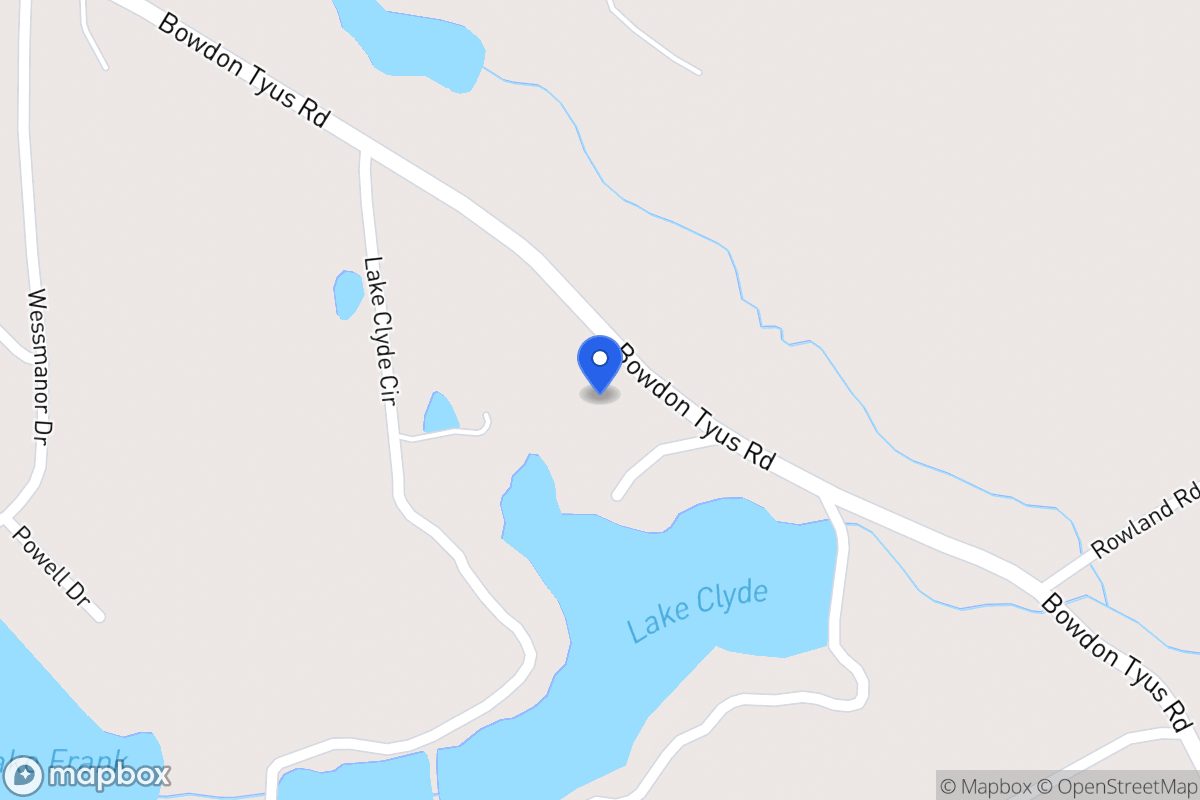 Map of 1051 Bowdon Tyus Rd