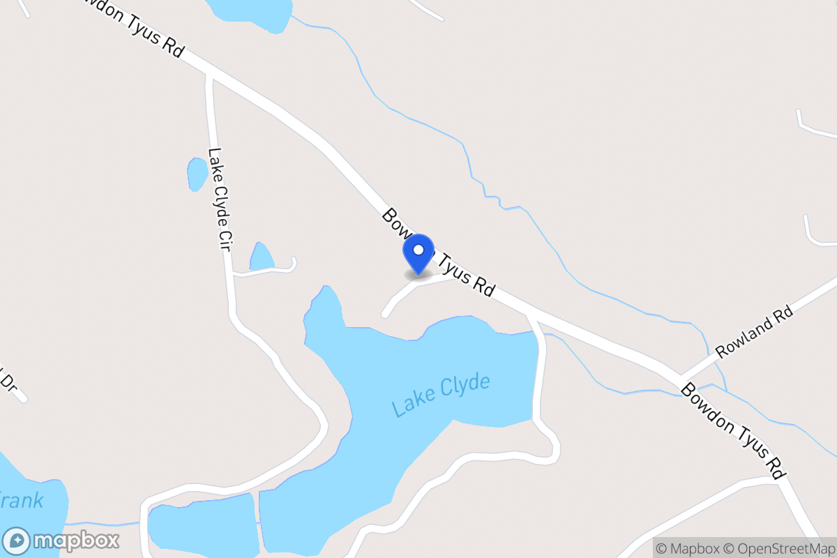 Map of 1085 Bowdon Tyus Rd
