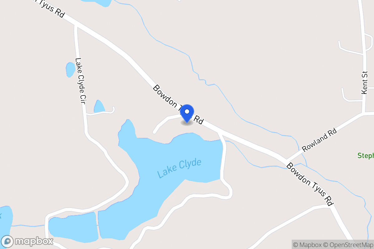 Map of 1105 Bowdon Tyus Rd