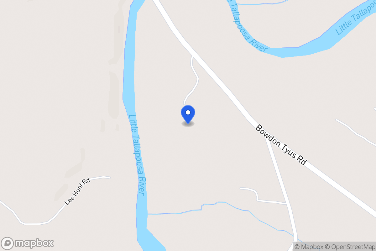 Map of 1435 Bowdon Tyus Rd