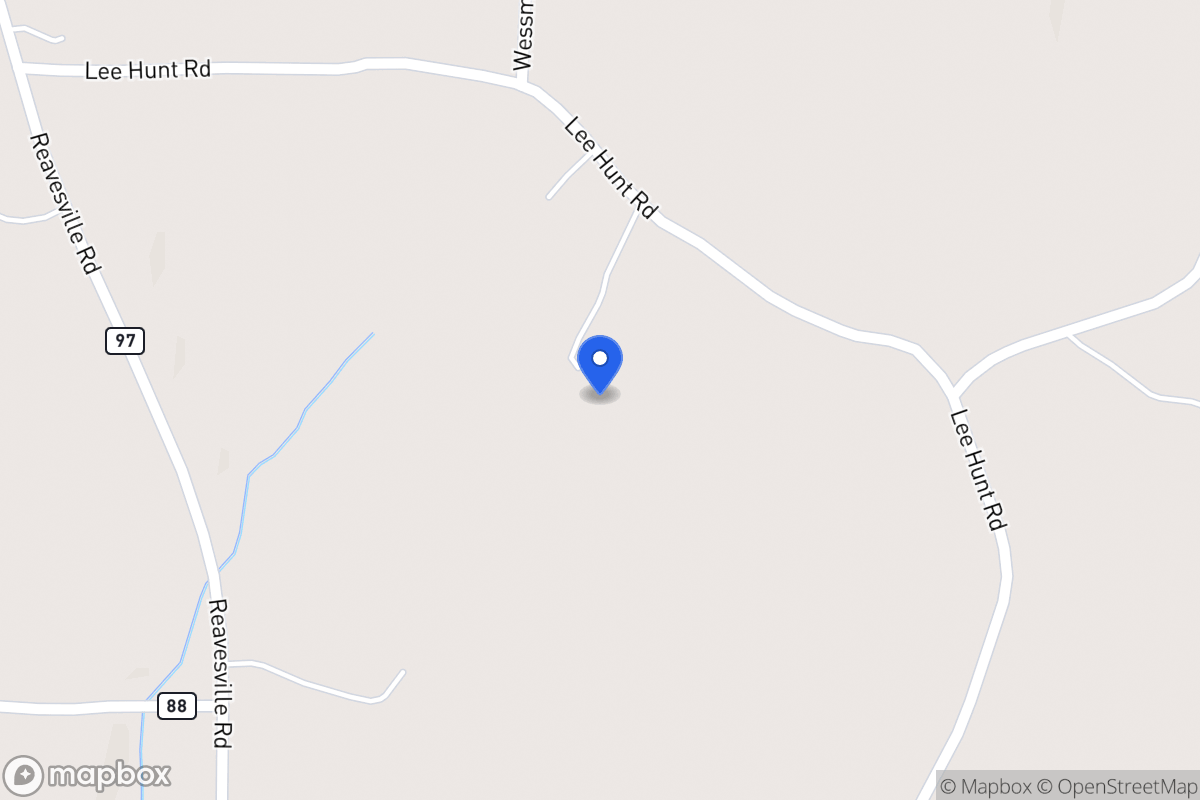 Map of 219 Lee Hunt Rd
