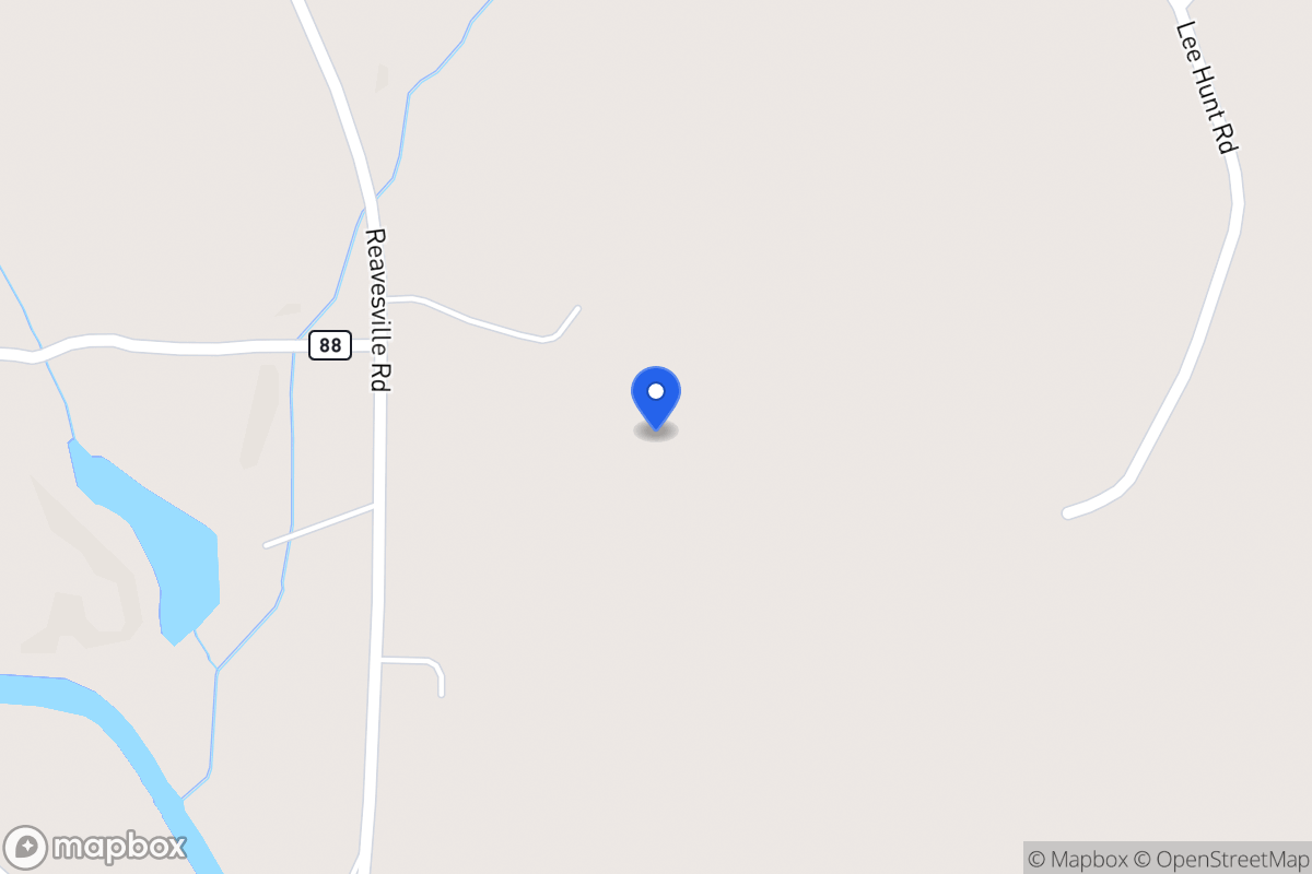 Map of 518 Reavesville Rd