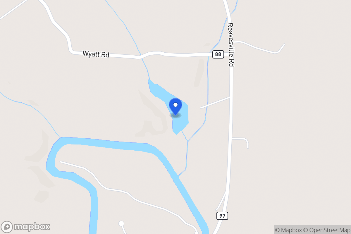 Map of 581 Reavesville Rd