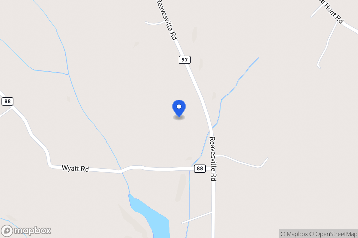 Map of 433 Reavesville Rd