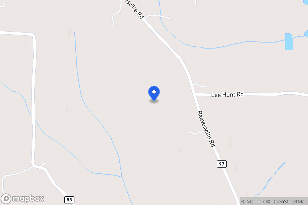 Map of 237 Reavesville Rd