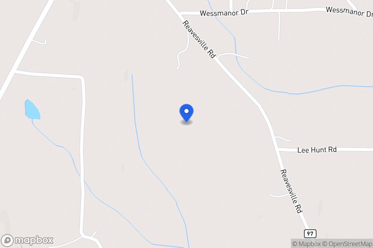 Map of 201 Reavesville Rd