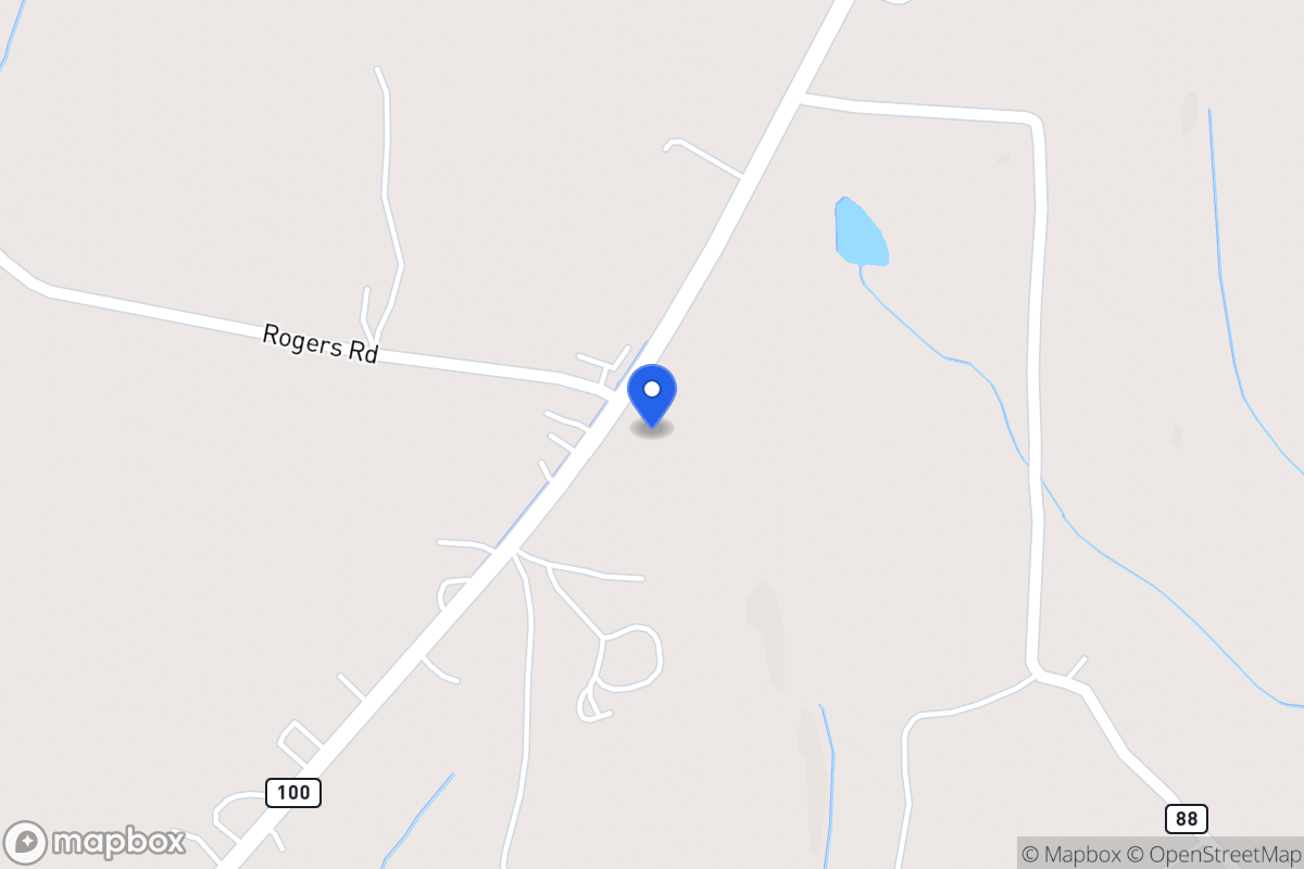 Map of 1254 S 100 Hwy