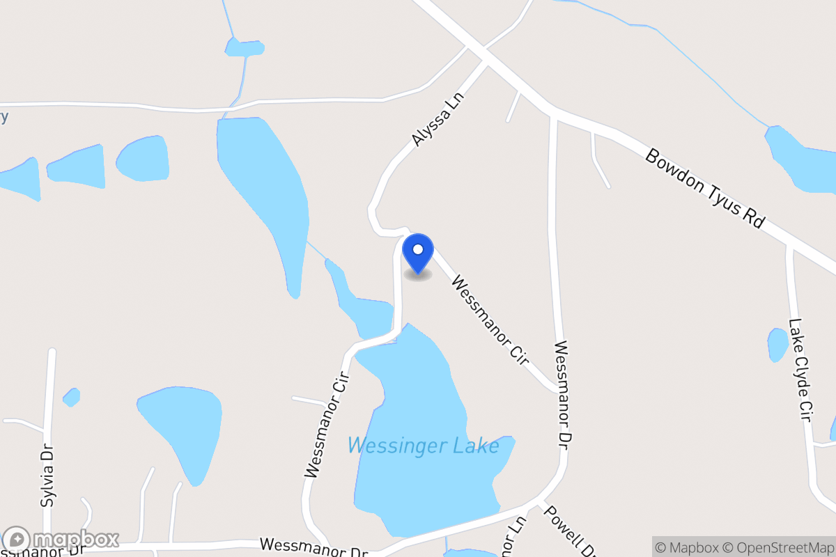 Map of 167 Wessmanor Cir