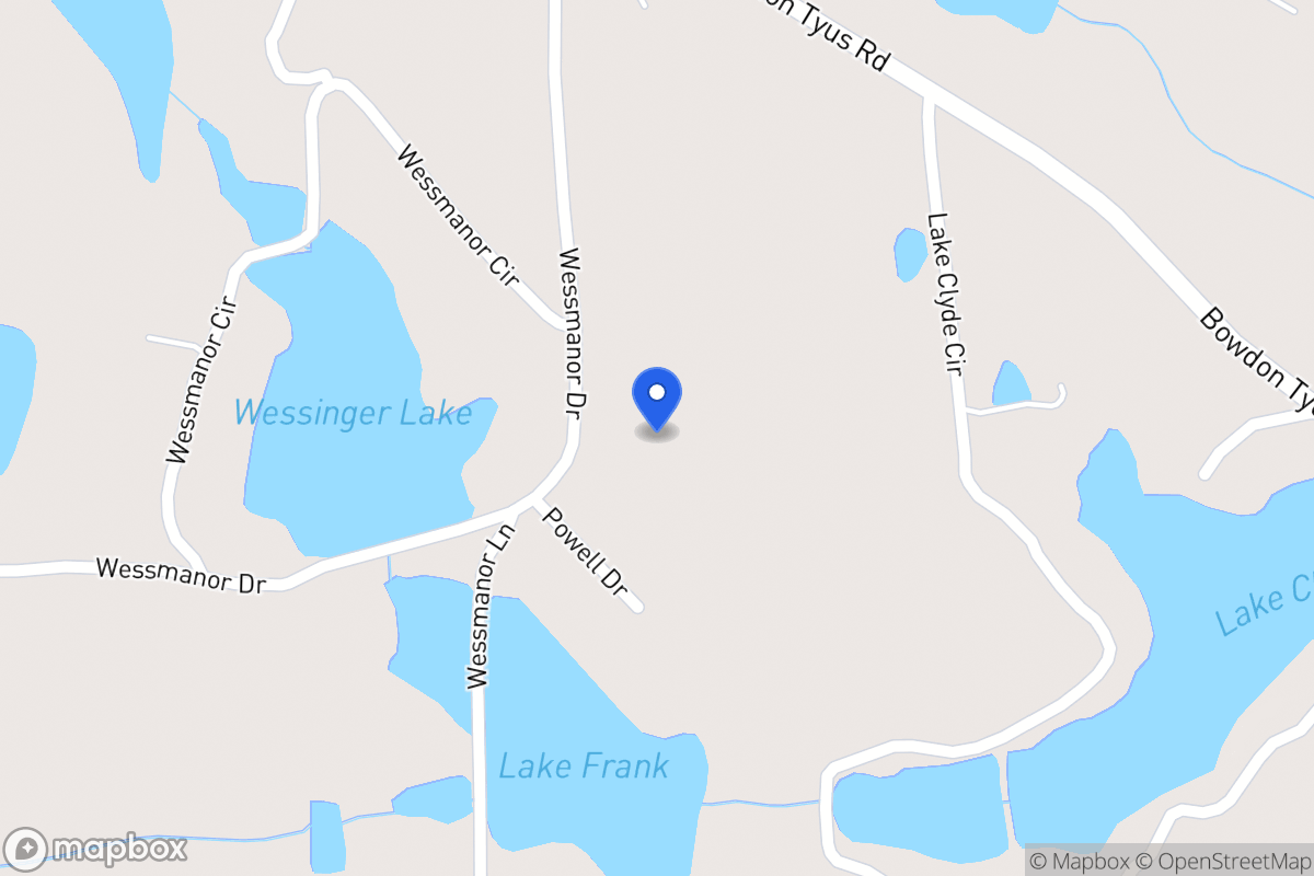 Map of 289 Wessmanor Dr