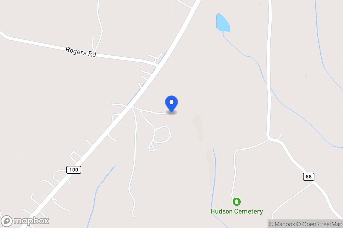 Map of 1306 S 100 Hwy