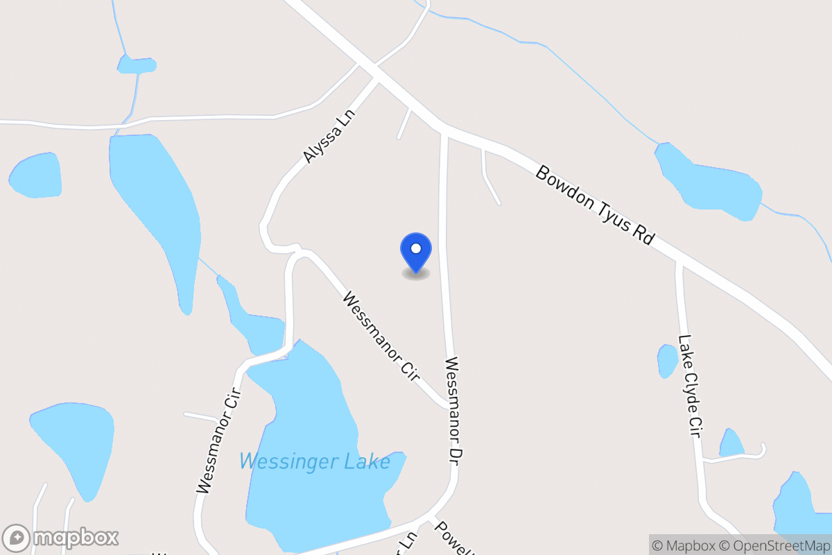 Map of 382 Wessmanor Dr