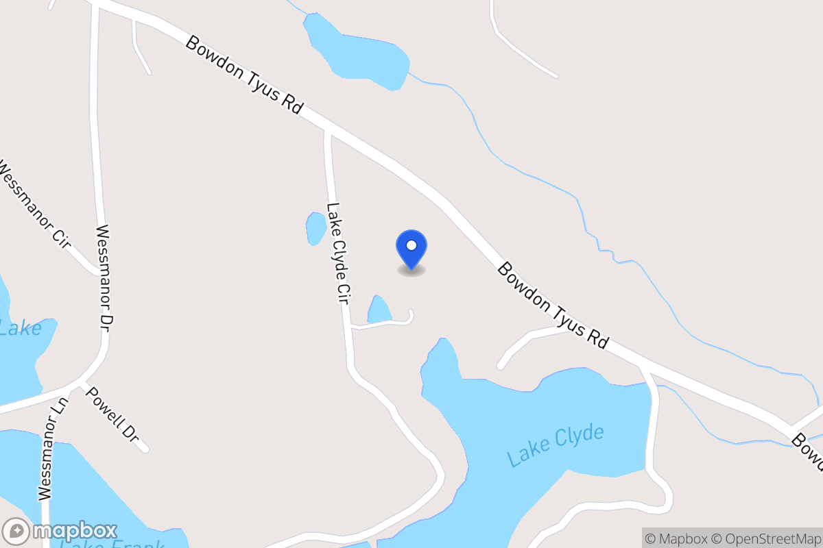 Map of 52 Lake Clyde Cir