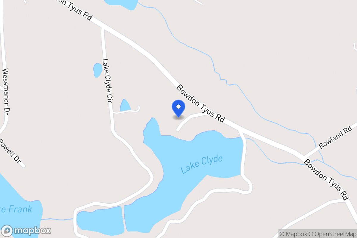 Map of 39 Lake Clyde Ln