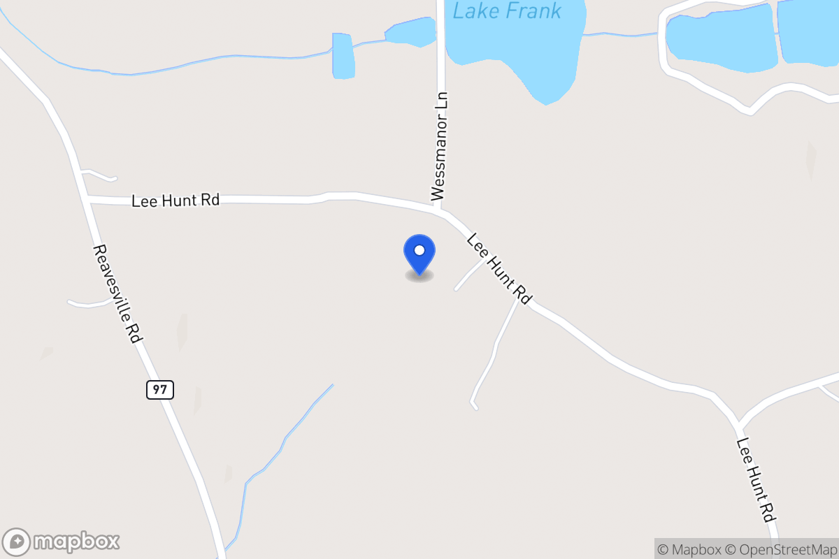 Map of 133 Lee Hunt Rd