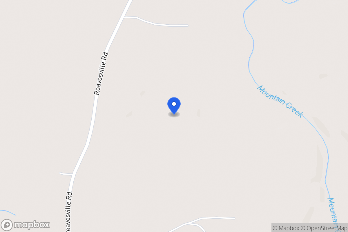Map of 1100 Reavesville Rd
