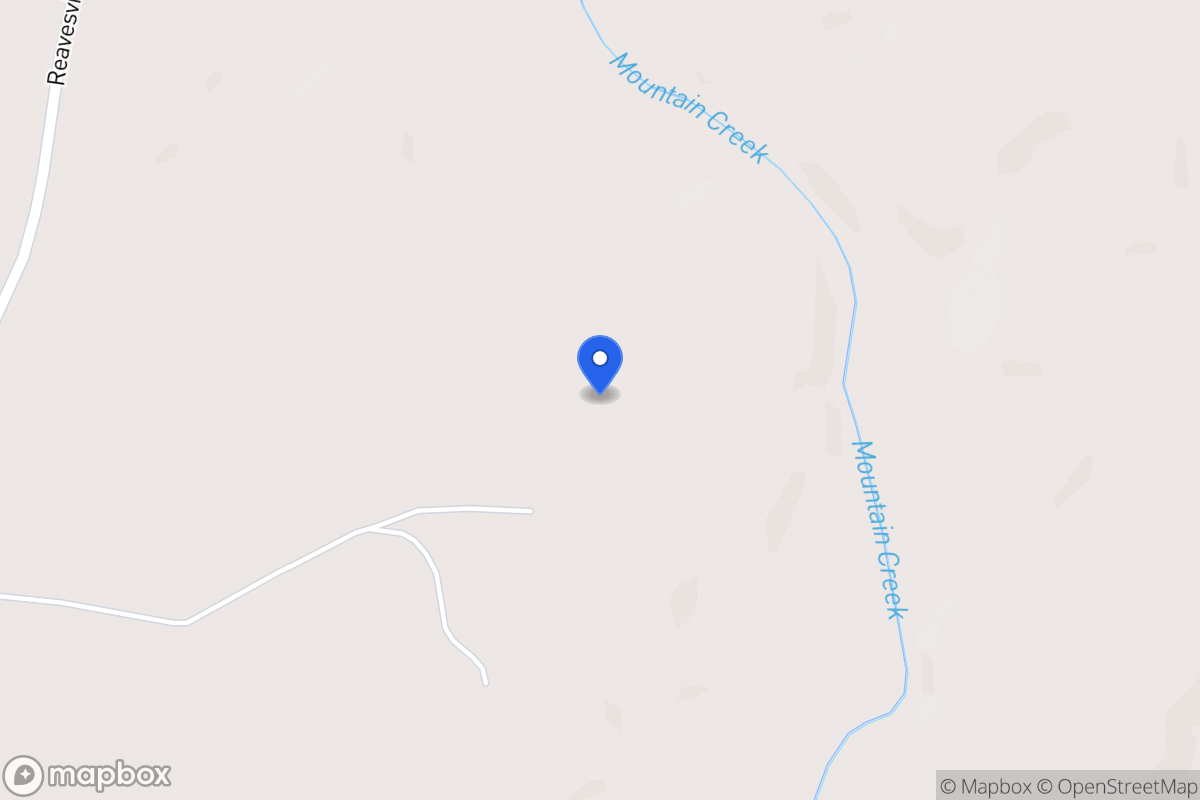 Map of 1276 Reavesville Rd