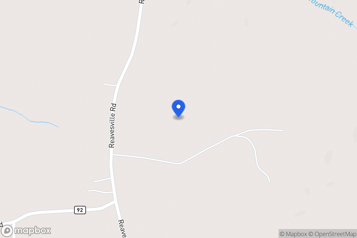 Map of 1234 Reavesville Rd