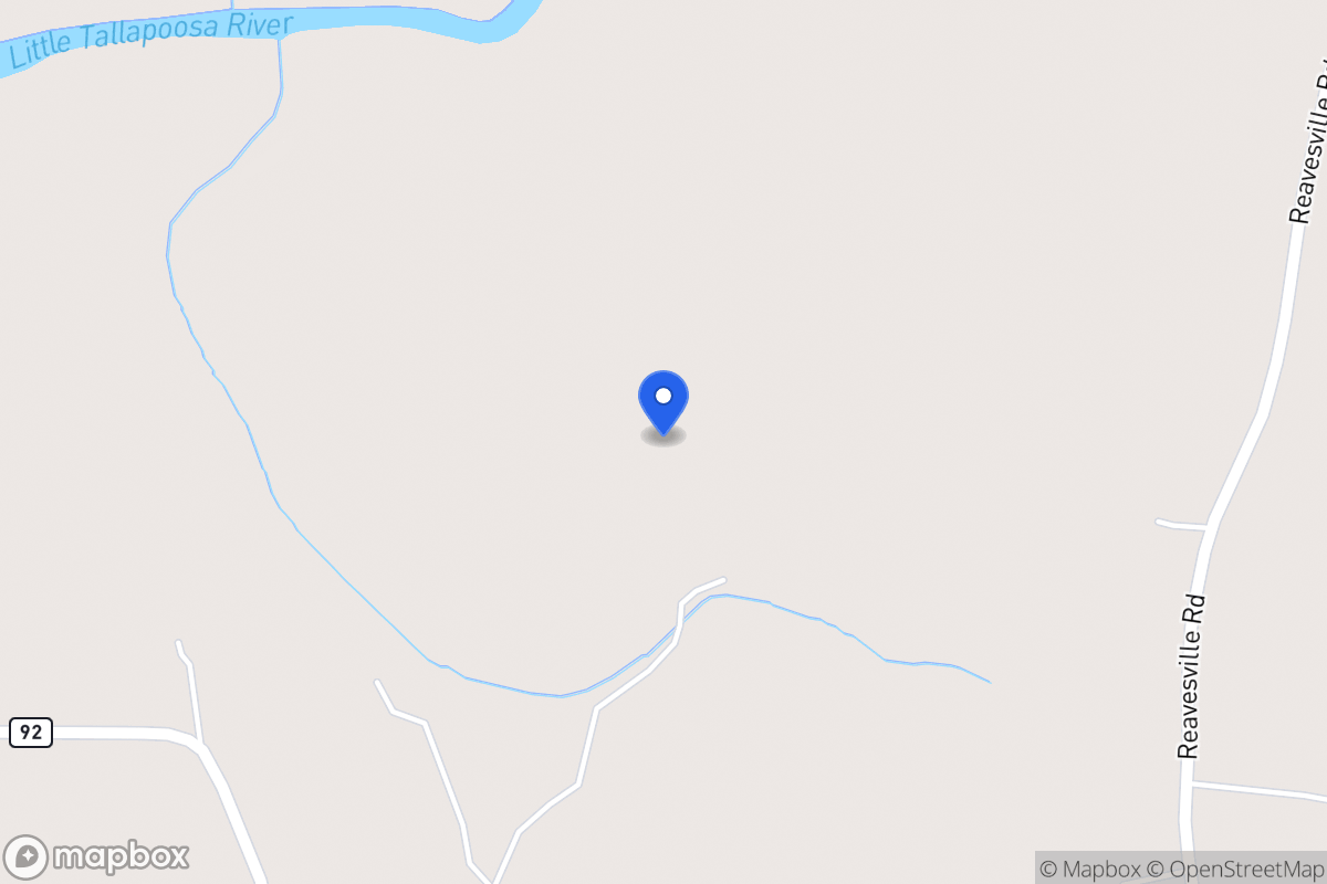 Map of 1285 Reavesville Rd