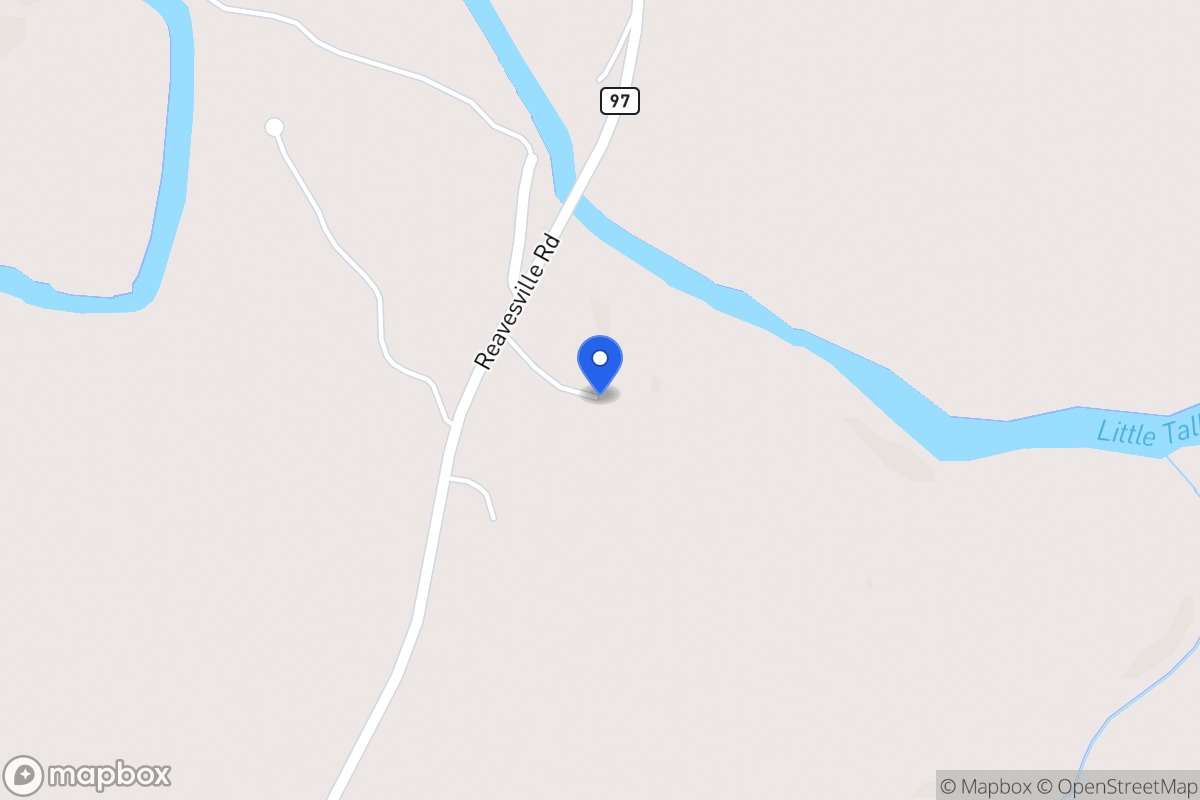 Map of 802 Reavesville Rd