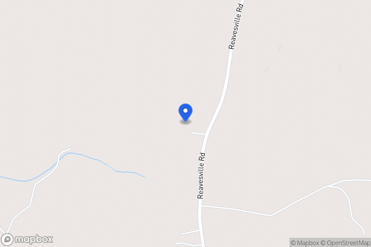 Map of 1197 Reavesville Rd