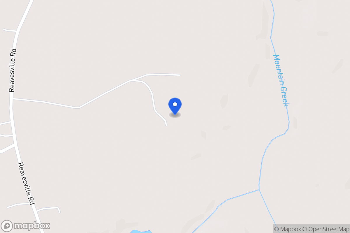 Map of 1288 Reavesville Rd