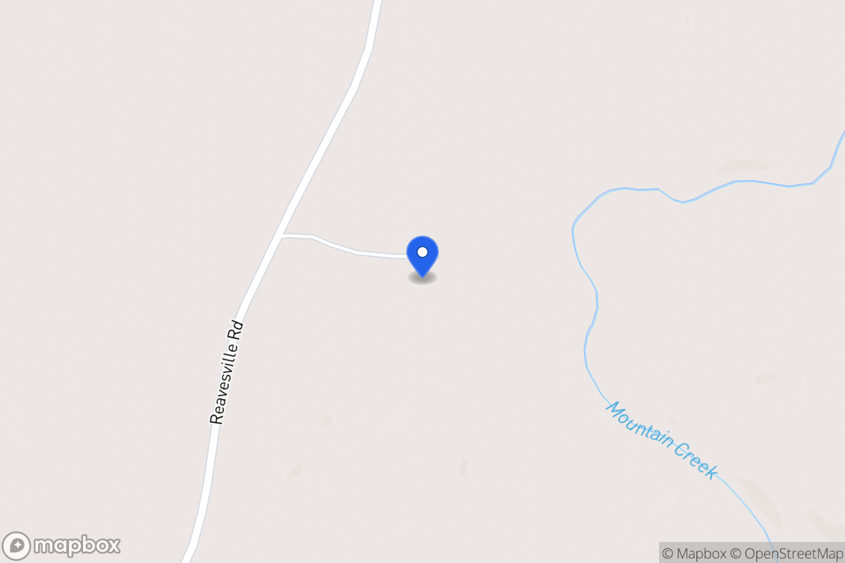Map of 992 Reavesville Rd