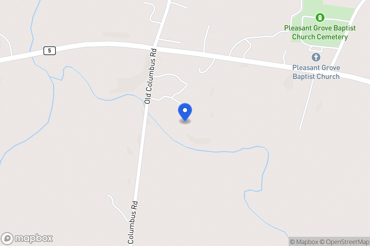 Map of 1162 Old Columbus Rd