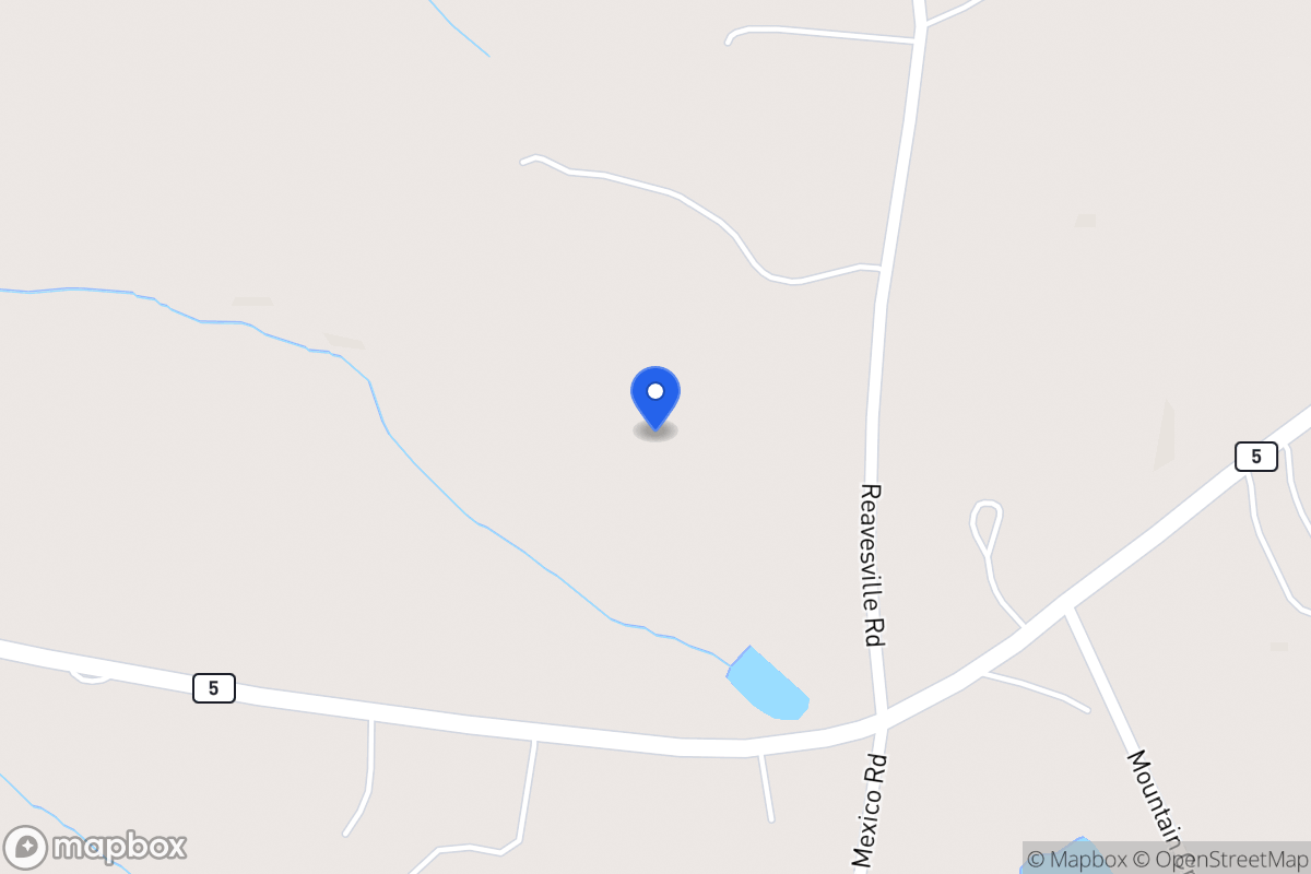 Map of 1849 Reavesville Rd