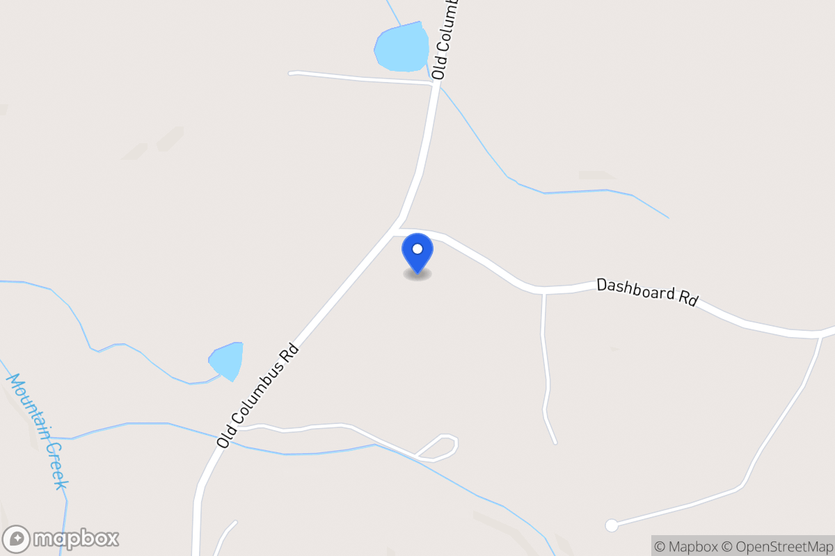 Map of Dashboard Rd