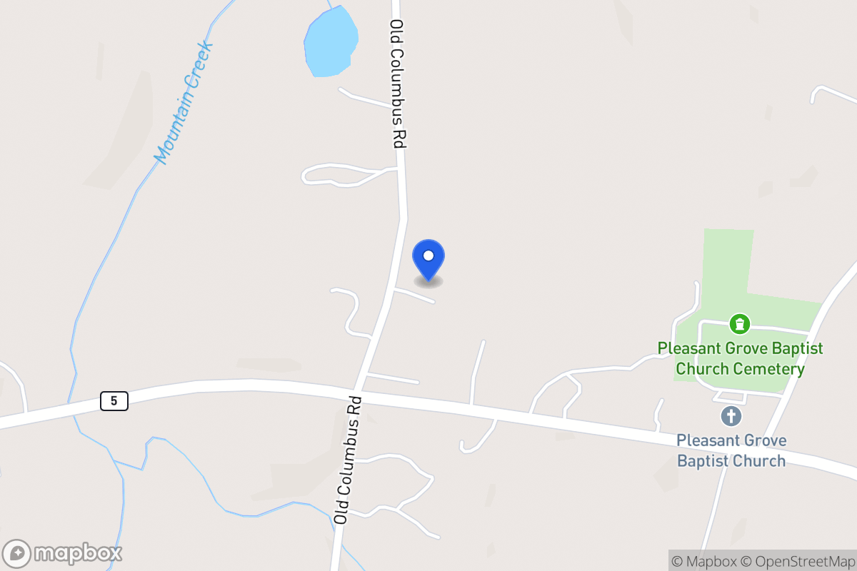 Map of 1088 Old Columbus Rd