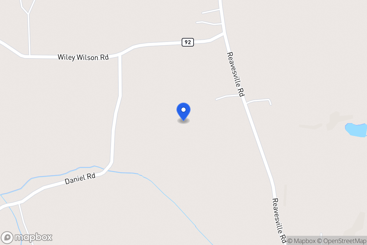 Map of 1335 Reavesville Rd