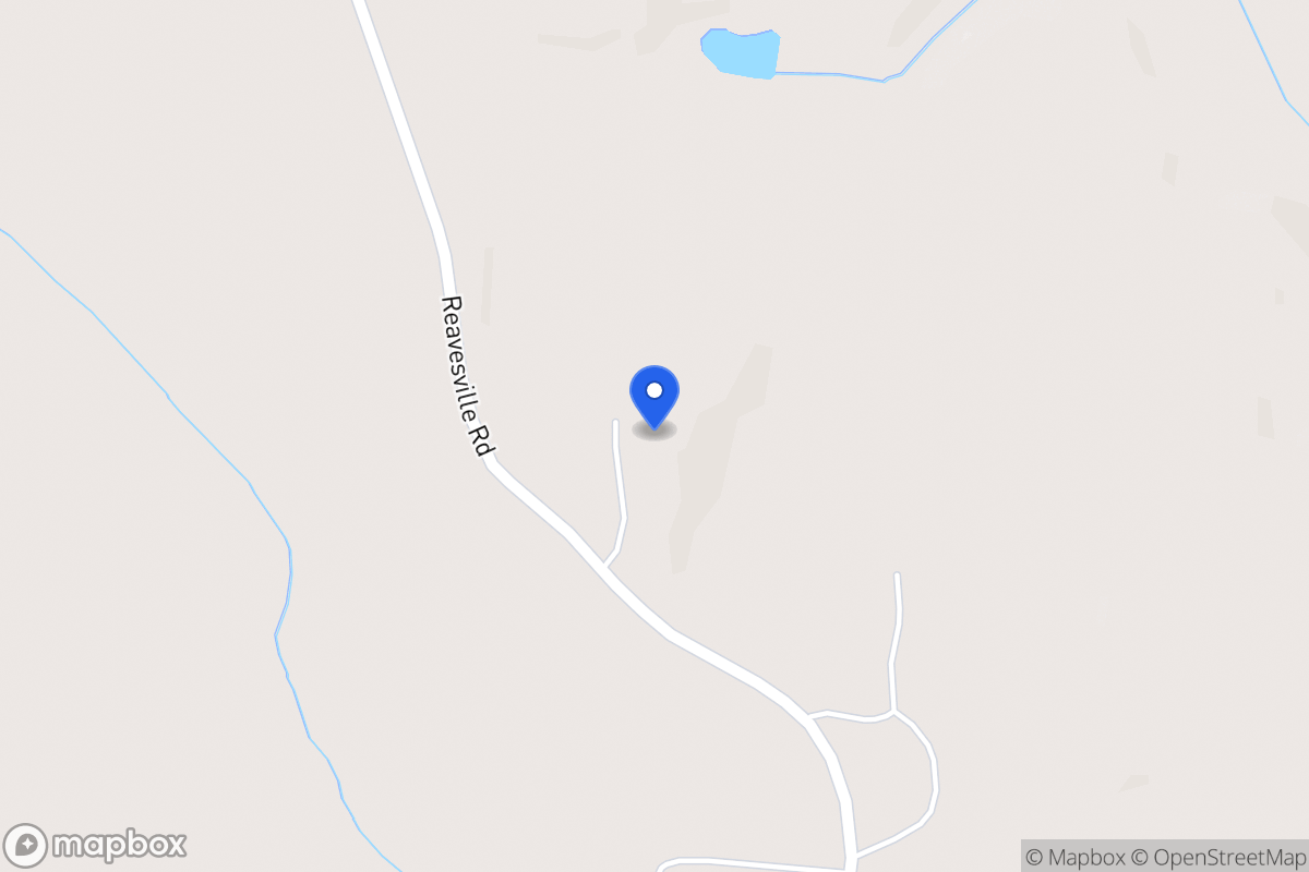 Map of 1560 Reavesville Rd