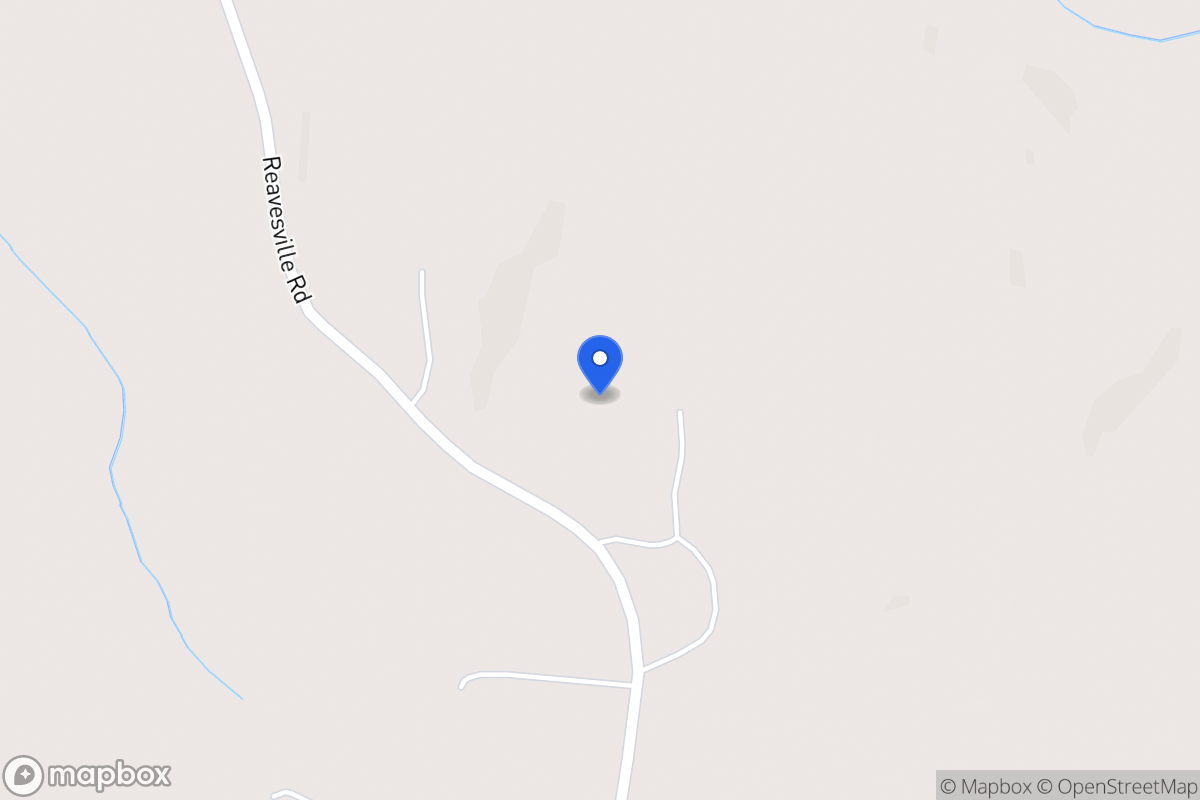 Map of 1686 Reavesville Rd