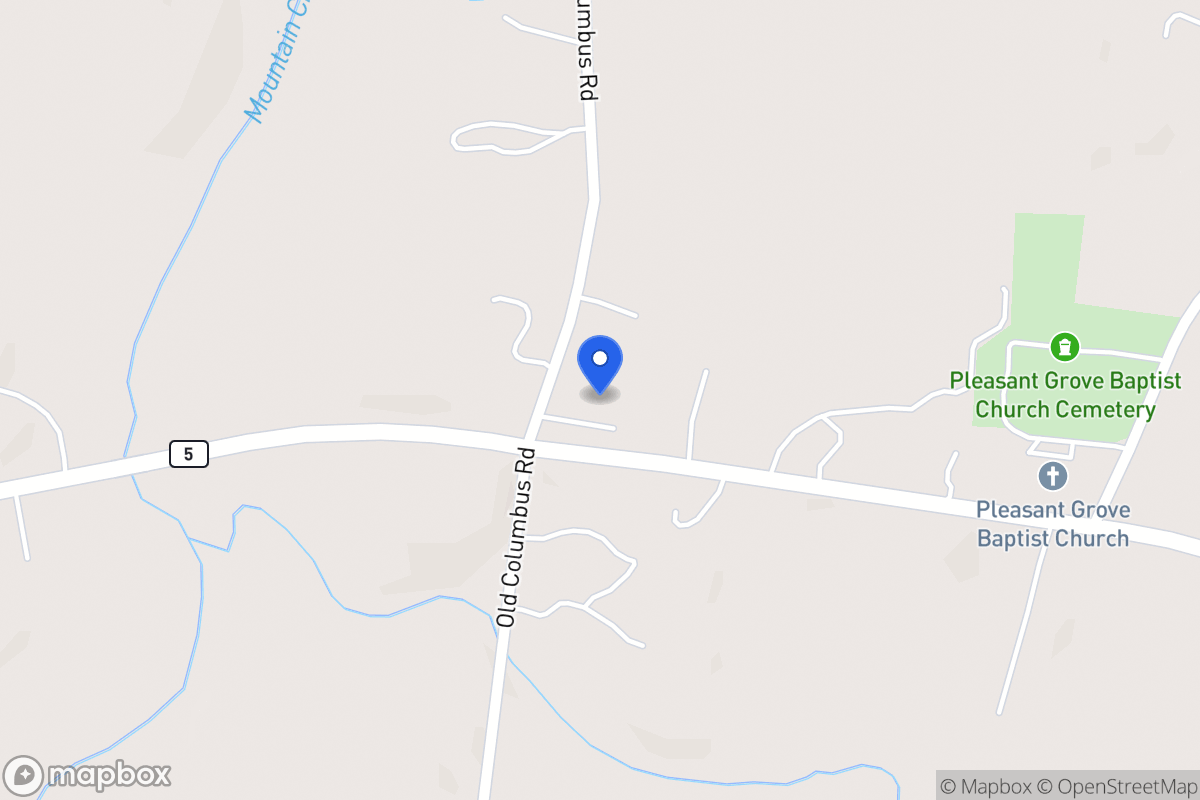 Map of 1102 Old Columbus Rd