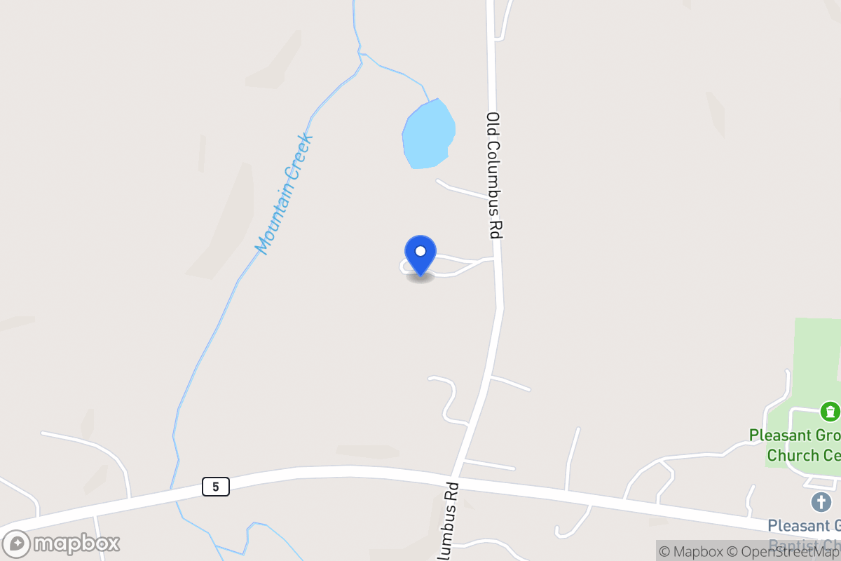 Map of 981 Old Columbus Rd
