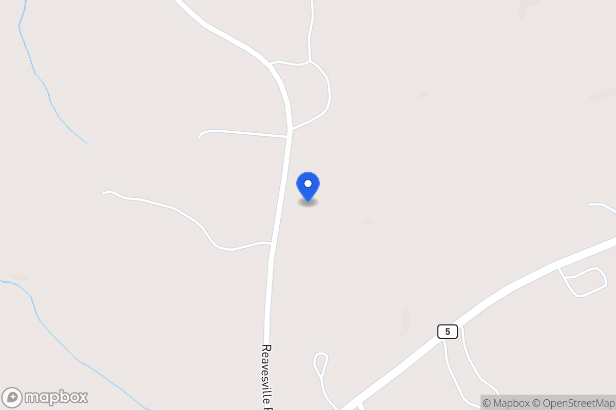 Map of 1750 Reavesville Rd