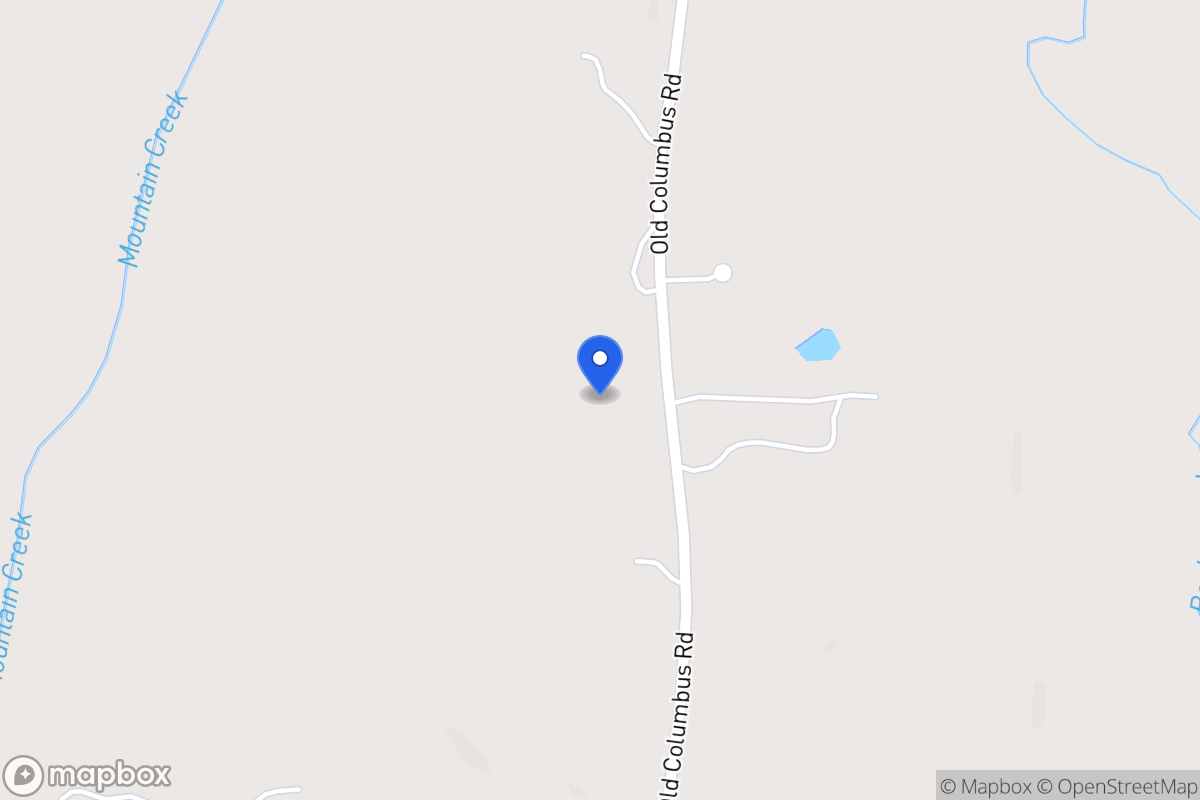 Map of 1391 Old Columbus Rd