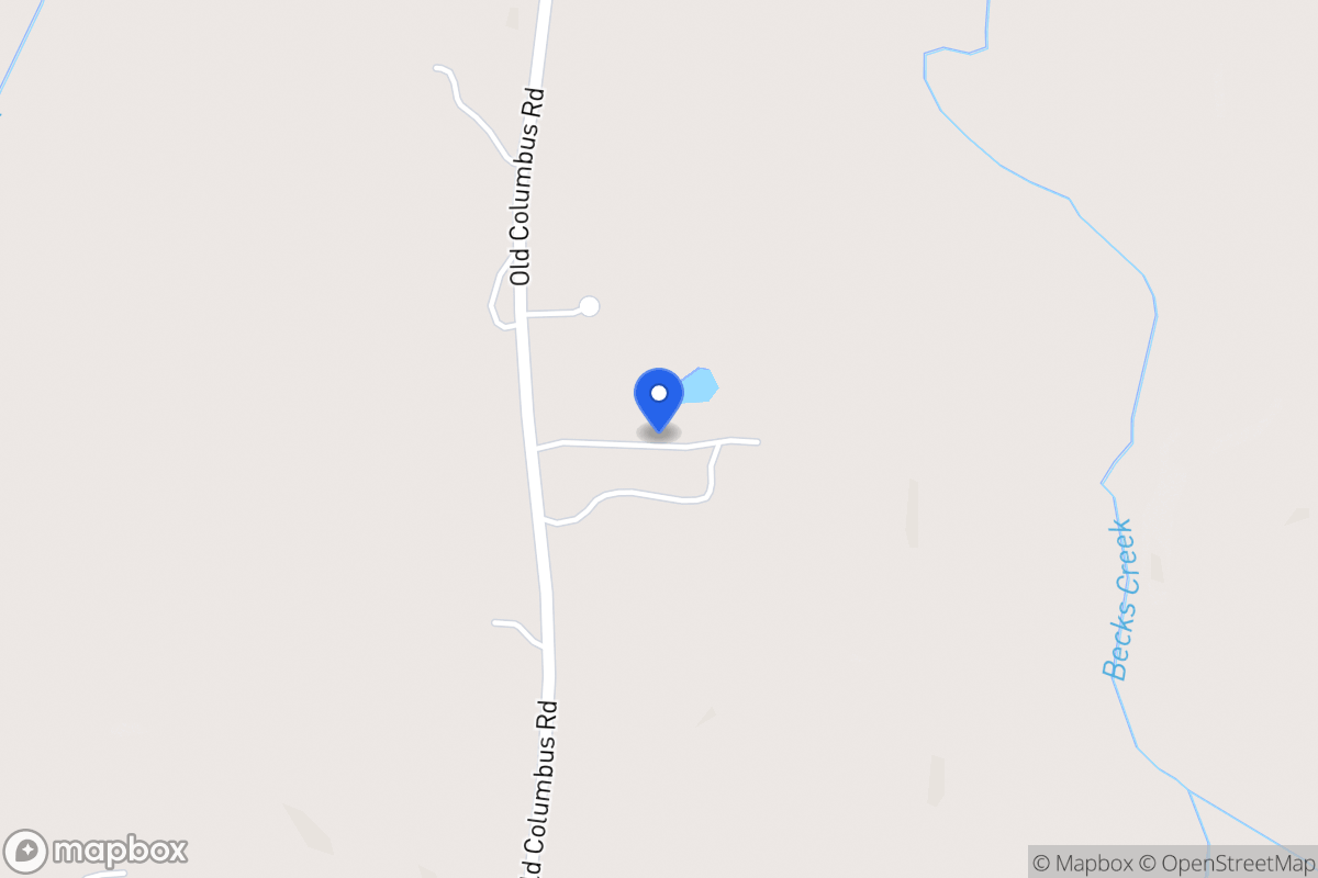 Map of 1402 Old Columbus Rd