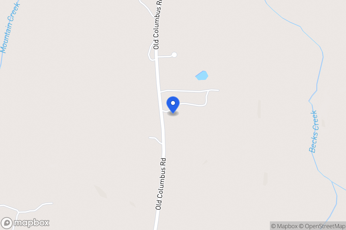 Map of 1414 Old Columbus Rd