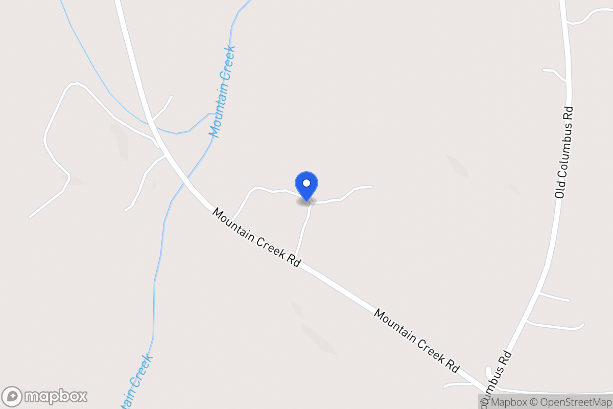 Map of 376 Mountain Creek Rd