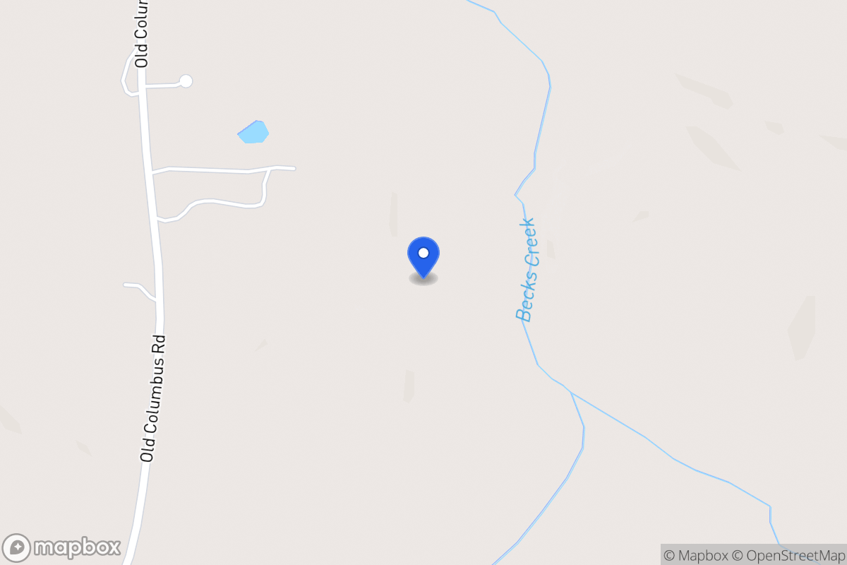 Map of 1390 Old Columbus Rd