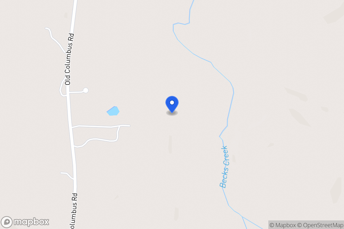 Map of 1384 Old Columbus Rd
